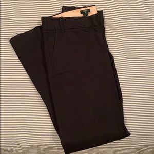 J Crew City Fit Pants in Black 2S